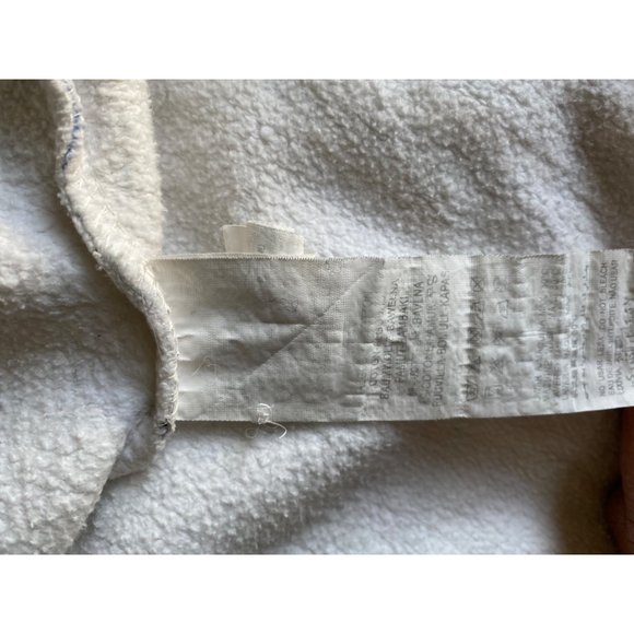 Springfield Mens Plaid Long Sleeve Full Zip Jacket Hoodie Sweashirt Cream XL - Picture 13 of 13